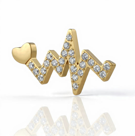 Piercing Heartbeat titanio