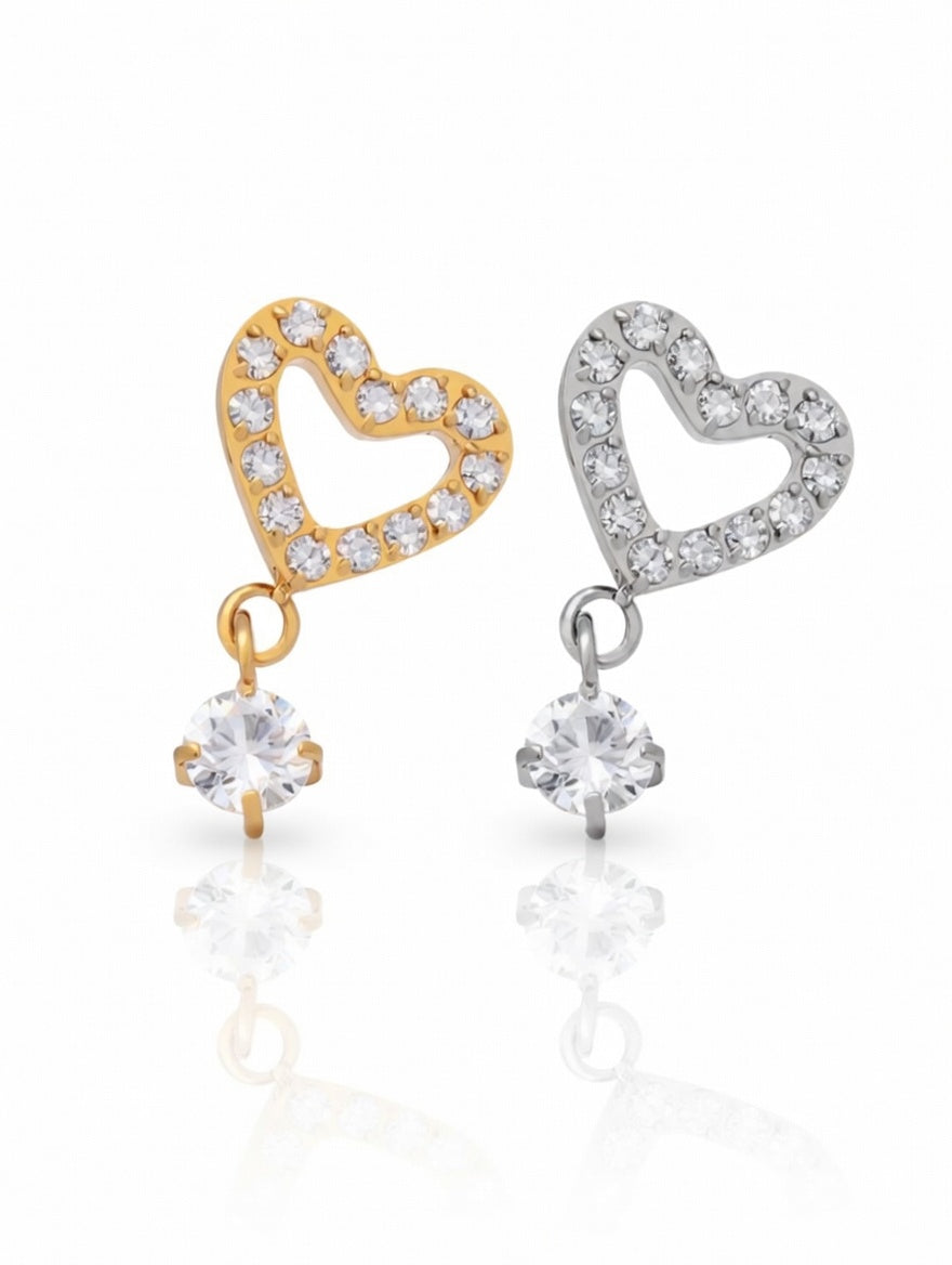 Piercing Heart pendente titanio