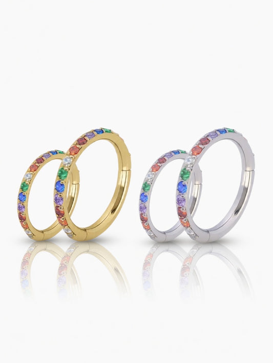 Piercing Hoop Aurora titanio