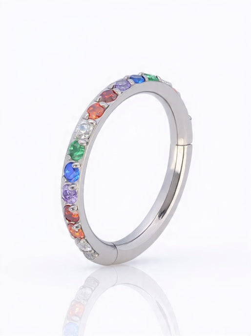 Piercing Hoop Aurora titanio