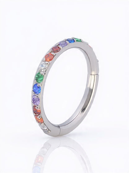 Piercing Hoop Aurora titanio