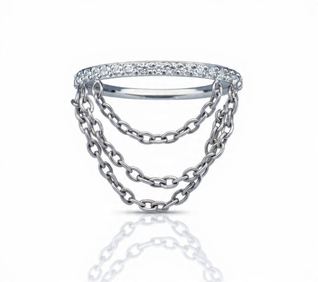 Piercing Hoop Link titanio