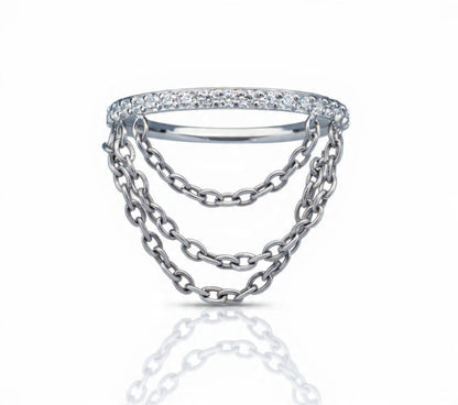 Piercing Hoop Link titanio