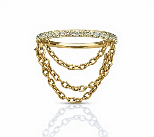 Piercing Hoop Link titanio