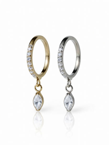 Piercing Hoop Rice titanio