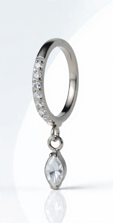 Piercing Hoop Rice titanio