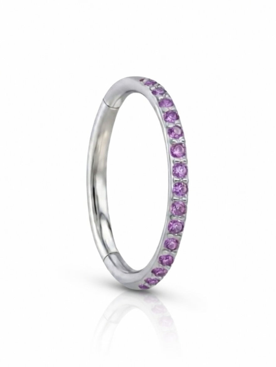 Piercing Hoop Shine Colorful titanio
