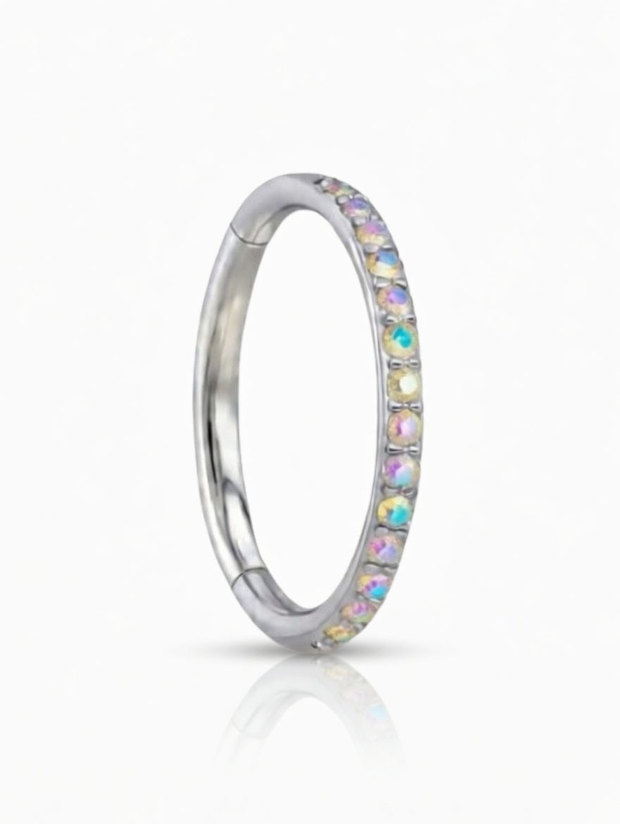 Piercing Hoop Shine Colorful titanio