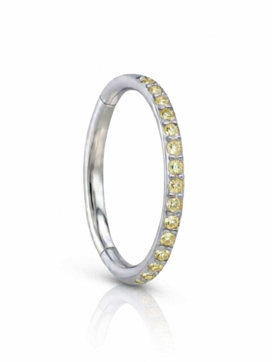 Piercing Hoop Shine Colorful titanio