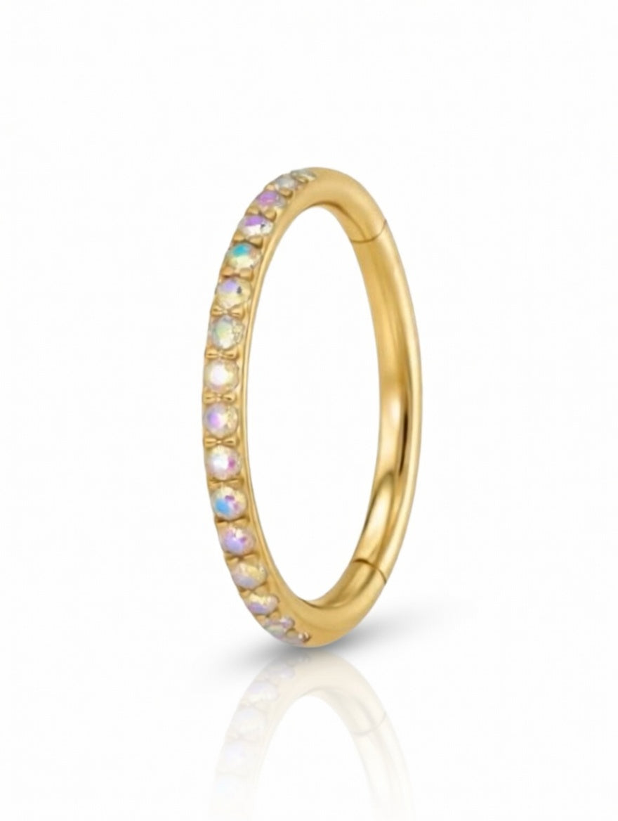 Piercing Hoop Shine Colorful titanio