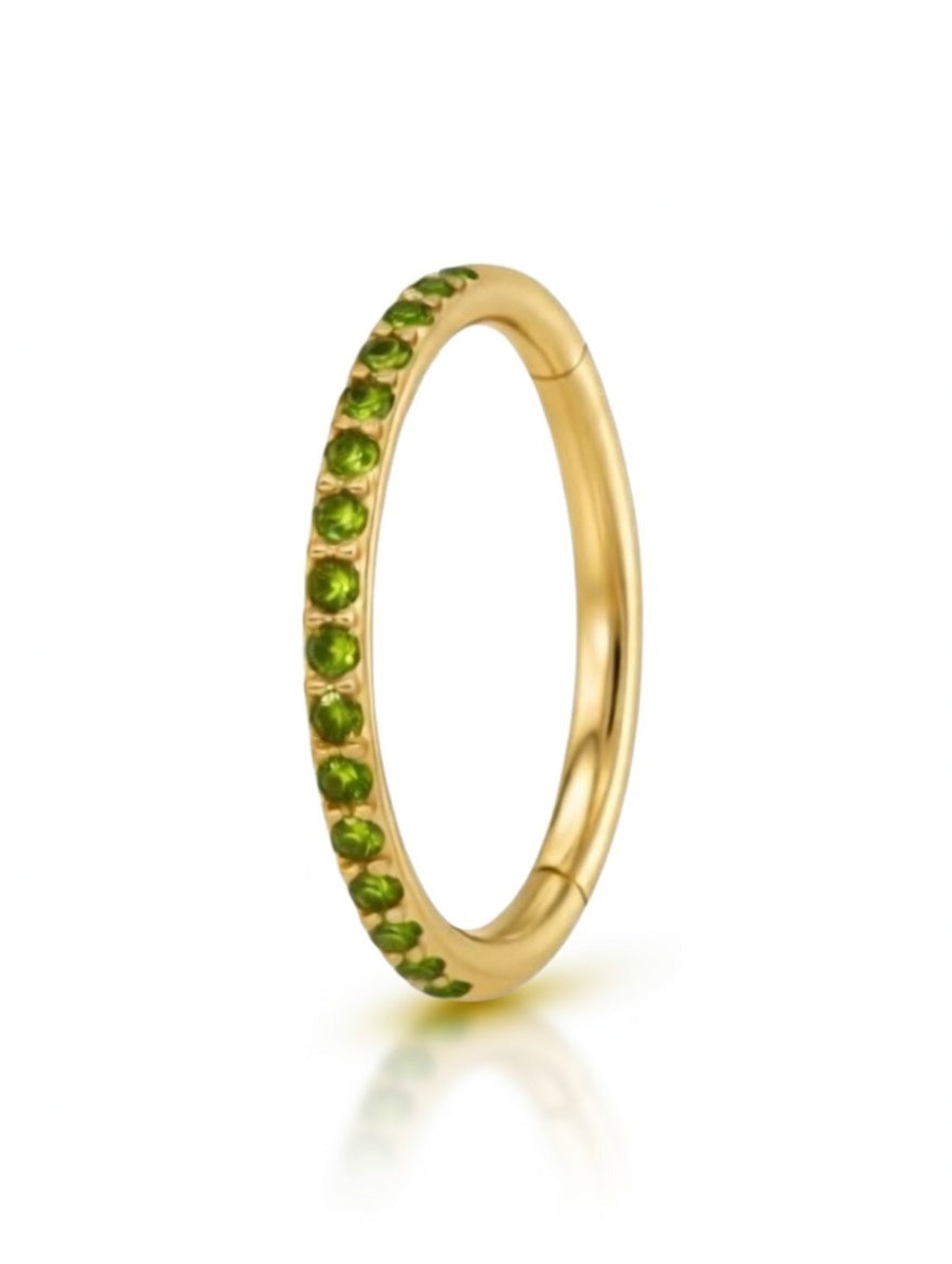 Piercing Hoop Shine Colorful titanio