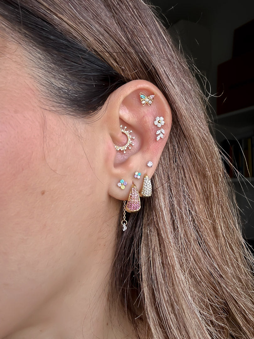 Mono Hoop Shine Drop Colorful