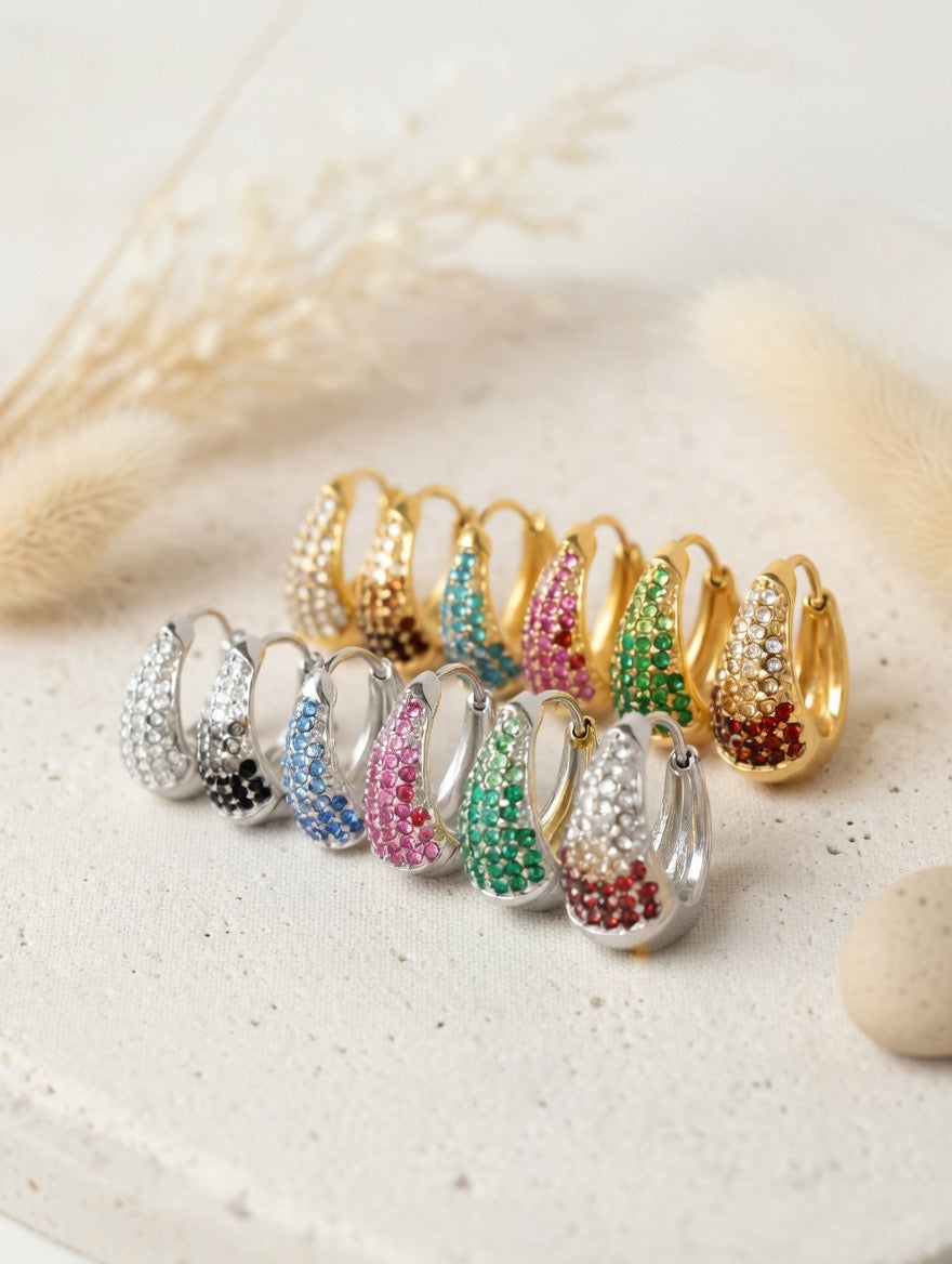 Mono Hoop Shine Drop Colorful