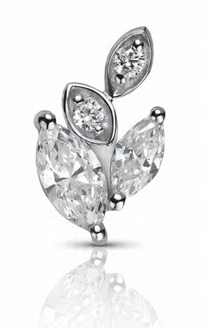 Piercing Leaf titanio