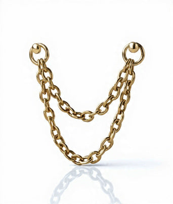 Linky Double Plain Titanio