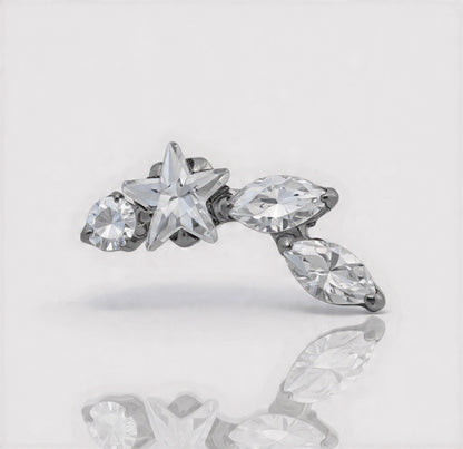 Piercing Pegaso titanio