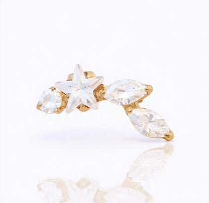 Piercing Pegaso titanio