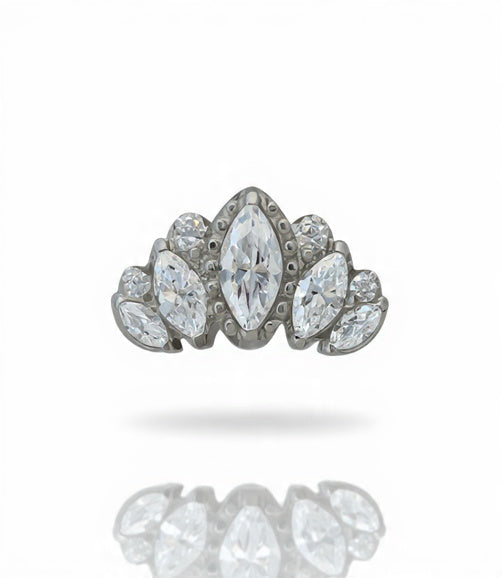 Piercing Queen titanio