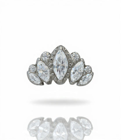 Piercing Queen titanio