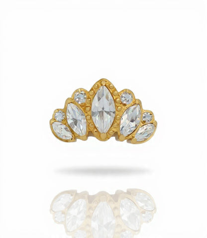 Piercing Queen titanio