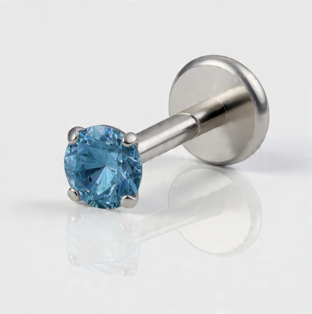 Piercing Shine Colorful titanio