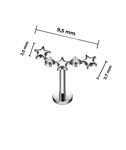 Piercing Sky Fall titanio