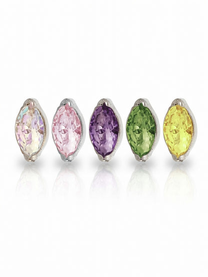 Piercing Rice Colorful titanio