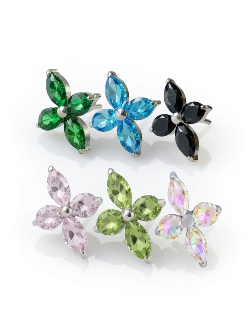 Piercing Axis Colorful titanio