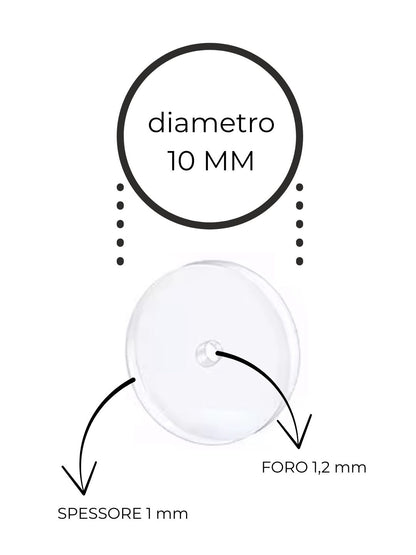 Coppia di dischetti in silicone