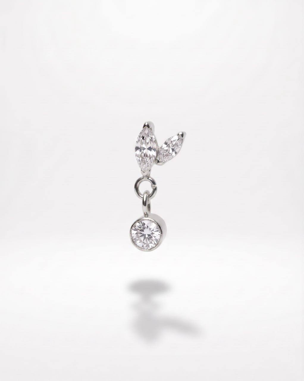 Piercing Gemini pendente titanio