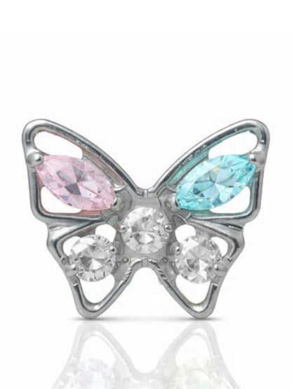 Piercing Mariposa titanio