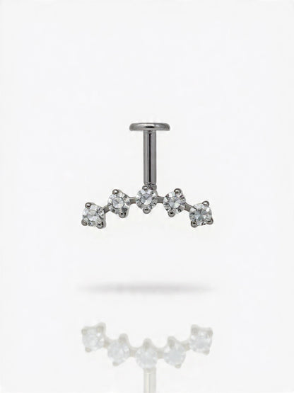 Piercing Vertical Charlotte titanio