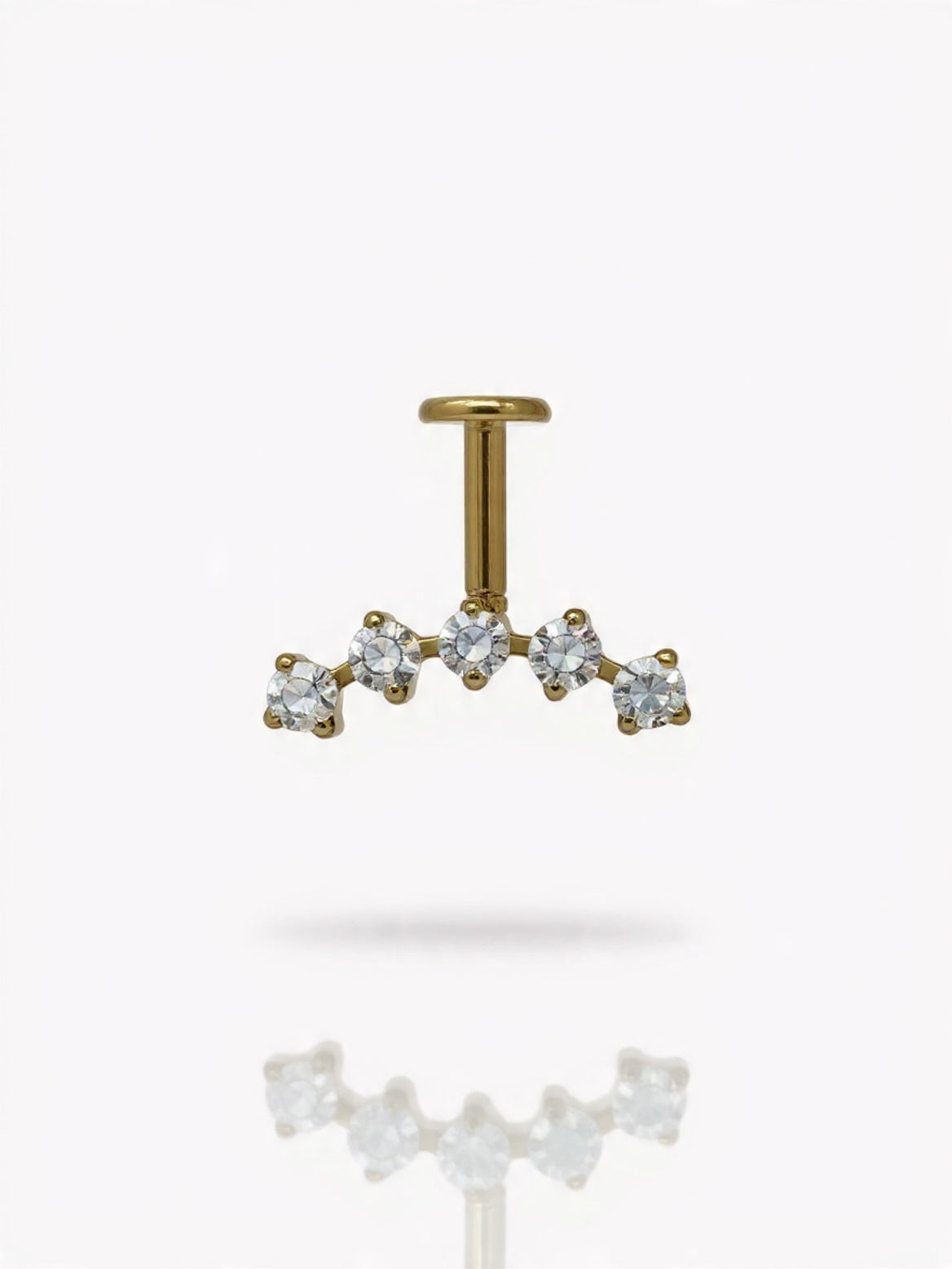 Piercing Vertical Charlotte titanio